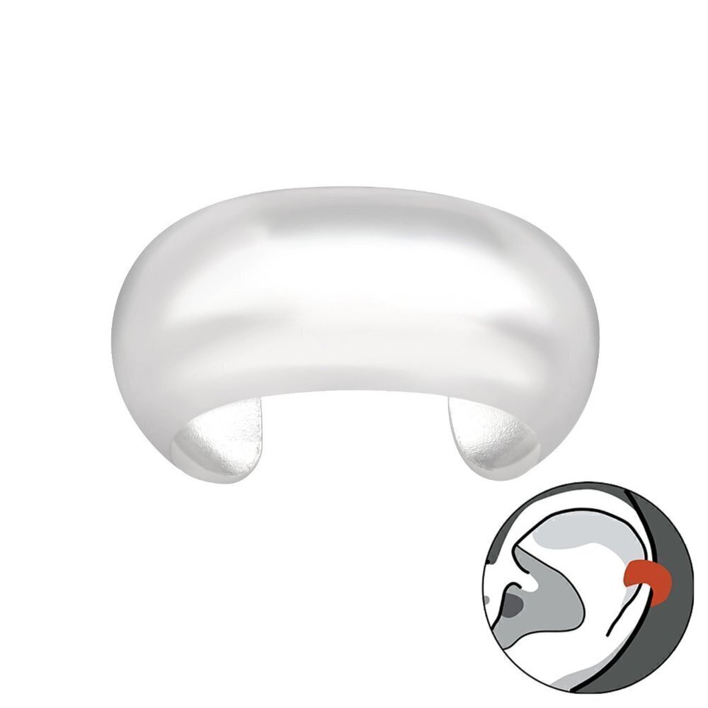 Sterling Silver Simple Ear Cuff​